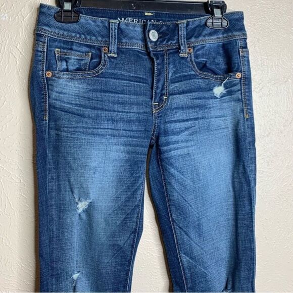 AE kickboot flap pocket sequin jeans boot cut - Picture 2 of 9